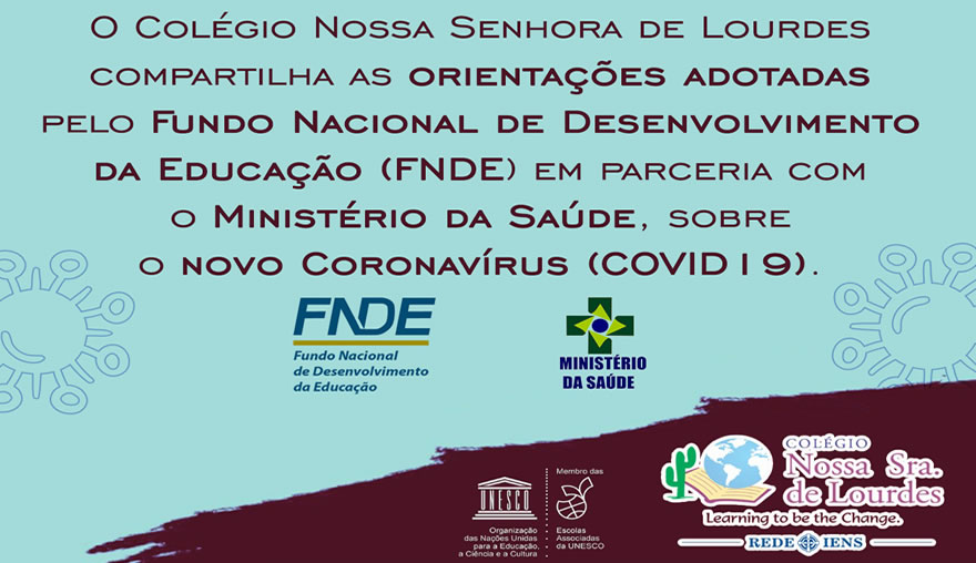 Leia mais sobre o artigo Orientações sobre o novo Coronavírus (COVID19).